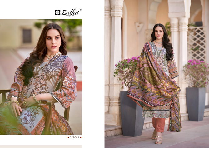 Gulrez Vol 3 By Zulfat Printed Cotton Dress Material Wholesale Clothing Suppliers In Mumbai
